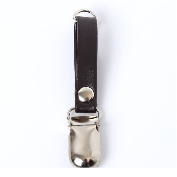 

5 color vintage pu leather duckbill clip keychain waist hanging car leather key chain cute pu wallet keychains key rope jllmgj