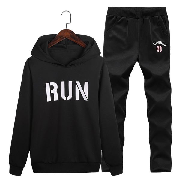 

sportswear winter new suit men's trend casual, Gray