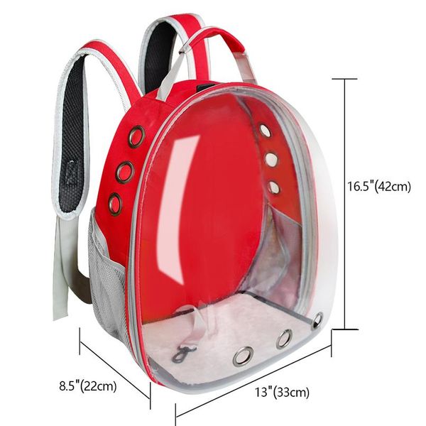 

breathable pet cat carrier bag transparent space pets backpack capsule bag for cats puppy astronaut travel carry handbag bbybfh