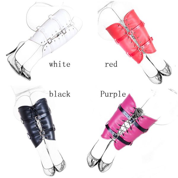 

soft leg pu leather bondage binder games mermaid body strait jacket mummy sack restraint bag harnes