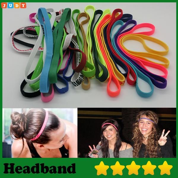 

elastic sport headbands hairband soccer tennis headband