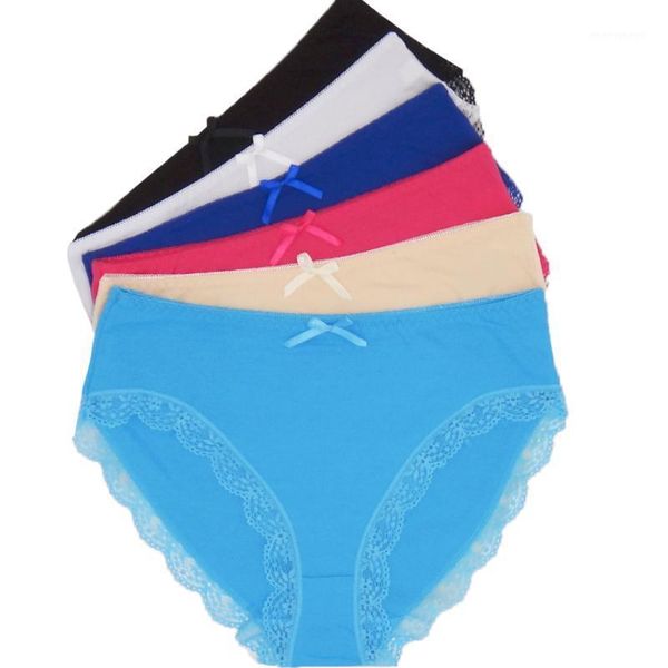 

wholesale women's clothing high-rise solid color women plus size 2xl 3xl 4xl cotton briefs panties 891211, Black;pink
