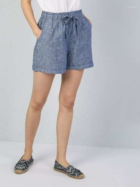 

colins woman regular fit blue short1, White;black