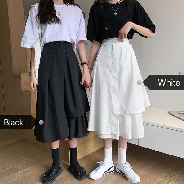 

skirts long covered in black the summer of 2021 hip is a word skirt tall waist show thin