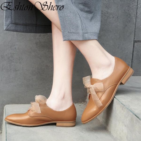 

eshtonshero spring women pumps clogs shoe woman platform leather+pu low heels pointed toe lace up ladies wedding shoes size 3-8, Black