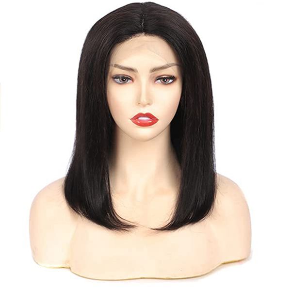 

lx brand short synthetic wigs straight lace front wig black wig for women cosplay wigs high temperature fiber deep partfactory direct
