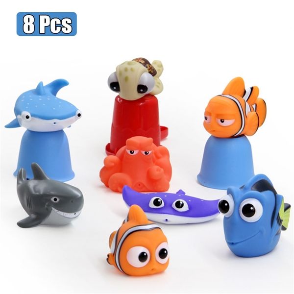

baby shower toys children's fun soft rubber float spray water squeeze toys children animals playing in the bathroom 201223