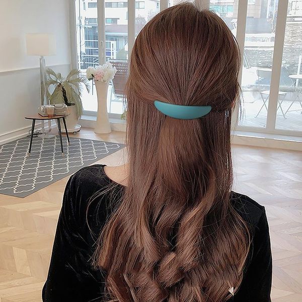 

simple clip spring clip side headdress hairpin temperament hairpin back head girl fashion