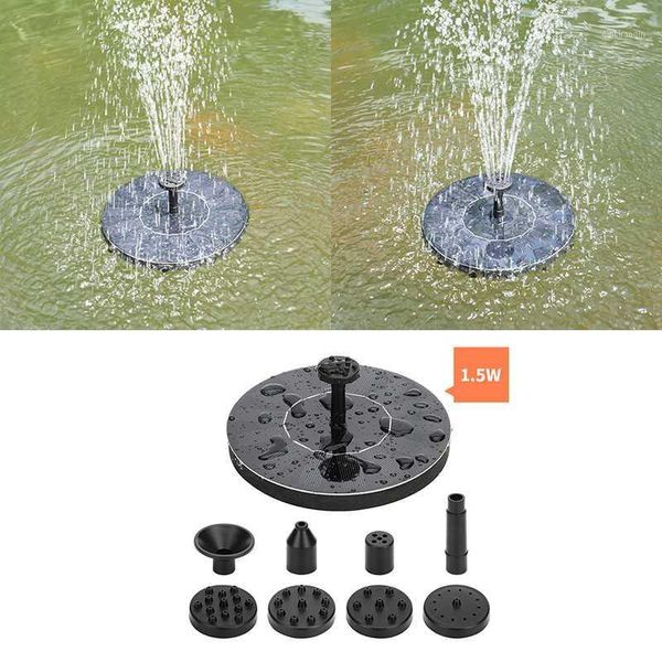 

pool & accessories fountain pump solar power floating water for outdoor garden pond aquarium landscape submersible 110mm black1