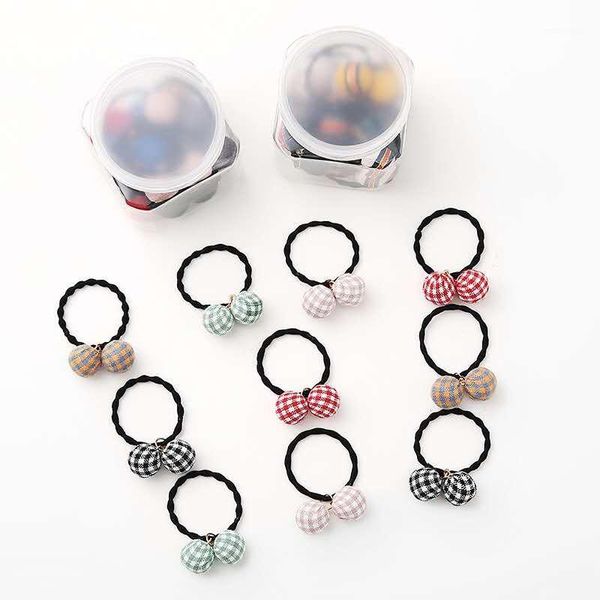 

korean version of the cartoon suit elastic rubber band princess girl hair ring children's fashion headdress hair rope ring1, Slivery;white