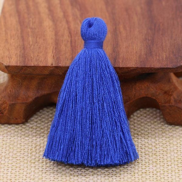 

50pcs 5cm polyester cotton tassel fringe pendant diy craft small tassel garments curtains decor earrings jewelry components h jlltsi