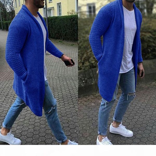 

autumn winter men clothing sweater long sleeve large fashion solid color cardigan sweater plus size -3xl, White;black