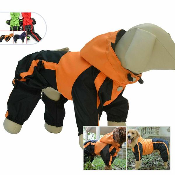 

dog apparel waterproof raincoat oxford clothes jacket puppy chihuahua jumpsuit costume small medium dogs rain coat hooded