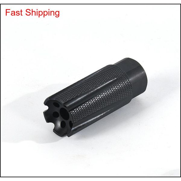 

223 5.56 1/2-28unef black tactical muzzle brake with jam nut 30bvf