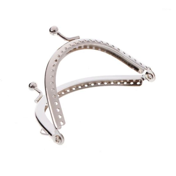 

bag parts & accessories 1pc metal coin purse diy craft frame kiss clasp lock 8.5cm1, Black