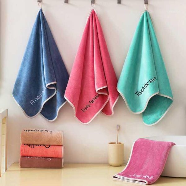 

microfiber hair drying face towel absorbent l spa gym towels bathroom gift for adults 2pcs 35x75cm1