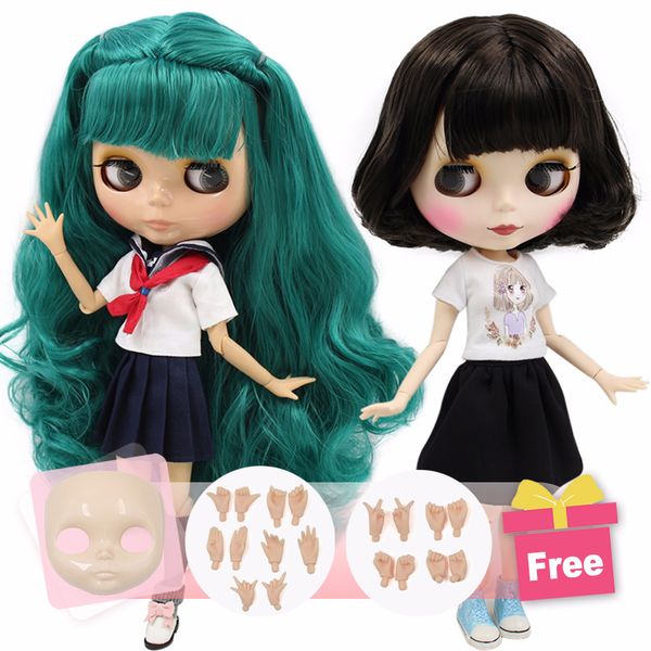 

icy nude factory blyth doll extra face&hands as gift suitable for dress up by yourself diy change bjd toy special price 1011