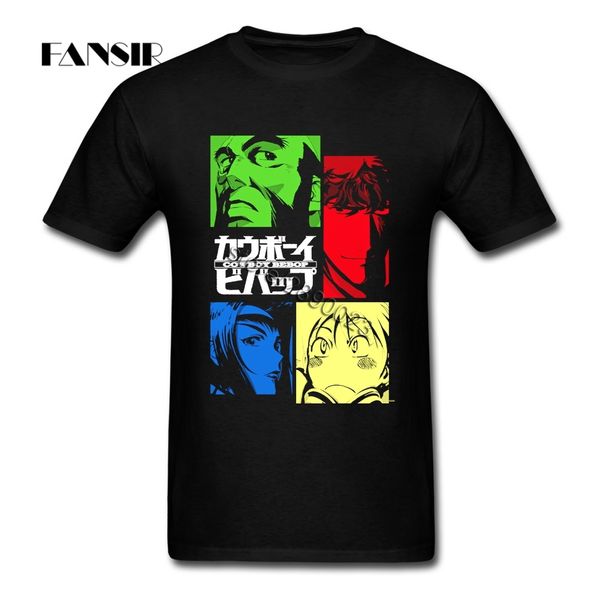 

sport great cowboy bebop tshirt men's custom cotton short sleeve men shirt brand clothing 3xl