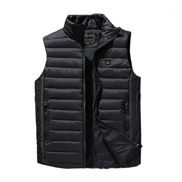 

outdoor t-shirts electric vest washable comfortable usb heating jacket1, Gray;blue