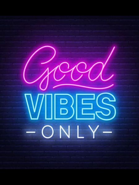 

neon sign for good vibes only real glass tubes lamp beer bar sign resterant light advertise custom logo handmade art light