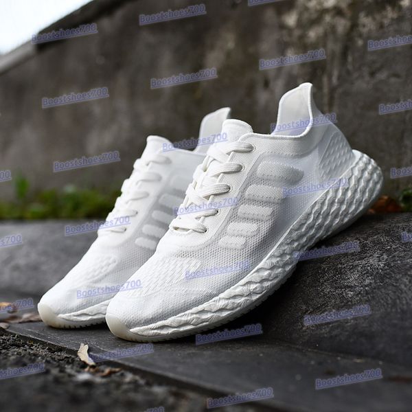 

treeperi runner 711 running shoes triple white us 8 eur 39 for men shoes sneakers