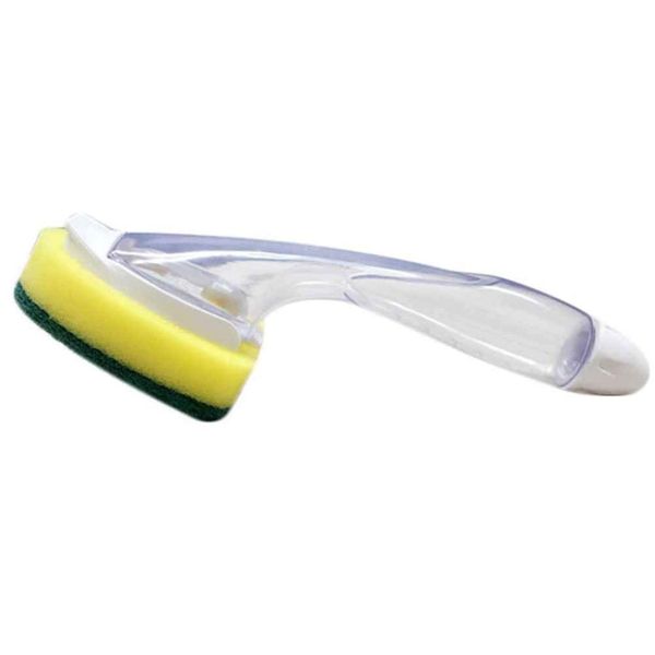 

dish cleaning brush with soap dispenser handle cleaning sponge washing up brushes kitchen tools dish cleaning h bbyxfw