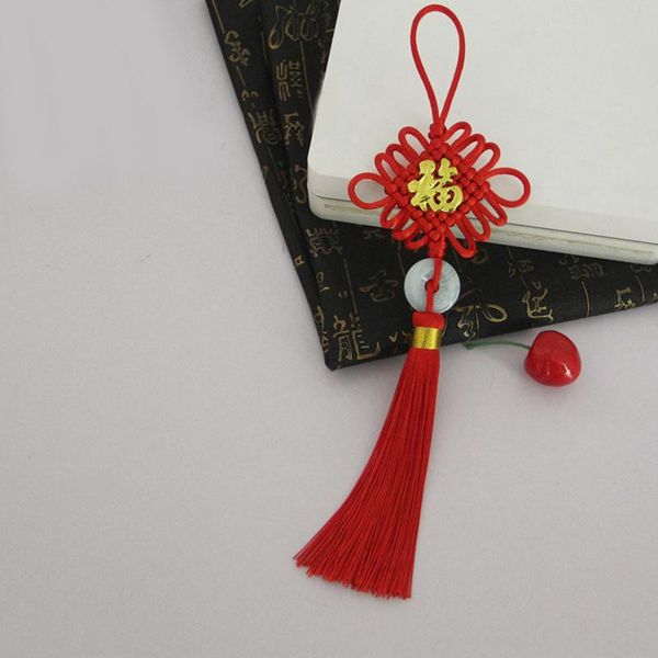 

2 шт. благословение китайские узлы tassel beychain caps reblids занавески diy ювелирные изделия charms подвески ремесло аксессуары ремесло к