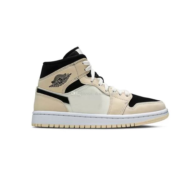 

jumpman wmns 1 mid barely orange basketball shoes 1s men women sneakers sku:bq6472 800 (delivery within 24 hours)