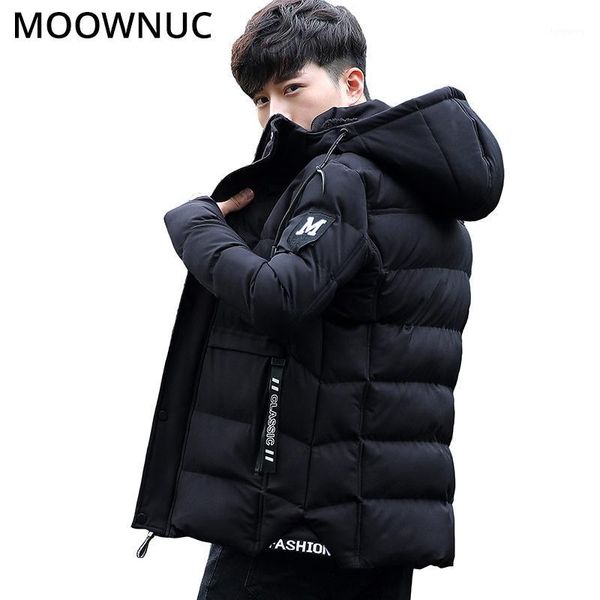 

parkas jackets men coats parka winter clothes thicked youth fashion smart casual male keep warm 4xl hombre moownuc mwc1, Tan;black