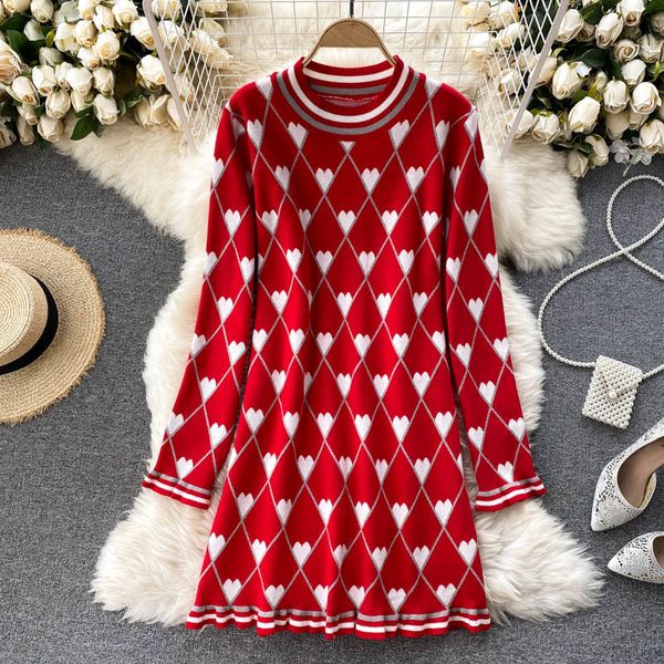 

2021 new singiny love jacquard dressed in woman's mesh loosey long dress autumn warm fashion nightgown 3yk0, Black;gray