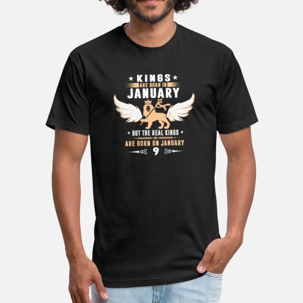 

real kings are born on january 9 t shirt leisure lovely tracksuit hoodie sweatshirt