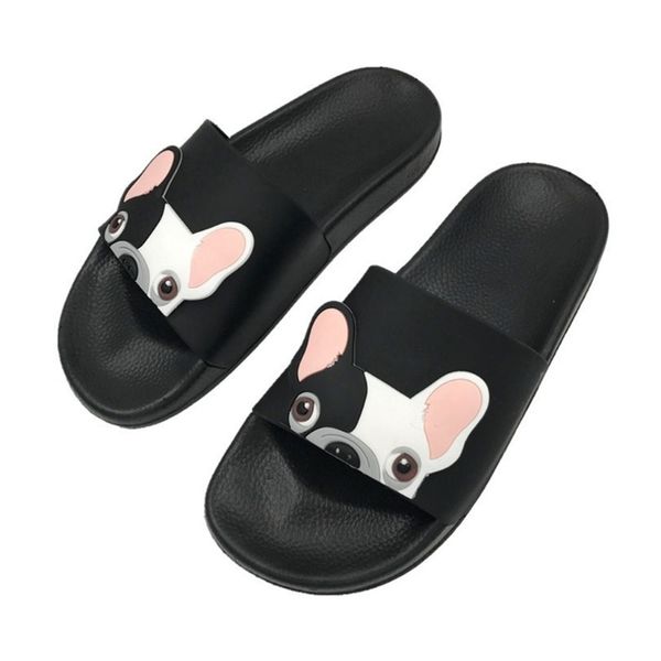 

new fashion charming casual fruit beach prevent slippery parent-child slippers x1020, Black