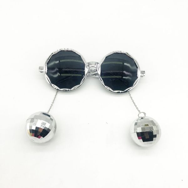 

hanging music disco glasses shiny ball costume festival favors accessories creative sunglasses rock party supplies wedding