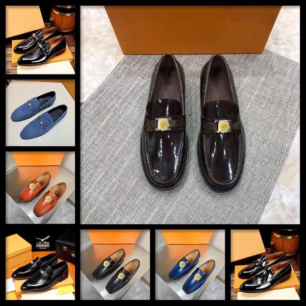 

c5 men shoes genuine leather designer shoes for men formal work luxury dress casual bullock brogue 2020 new arrivals 11, Black