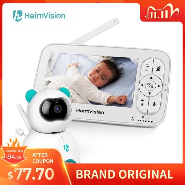 heimvision hm136 video baby monitor 5" lcd display 720p hd...