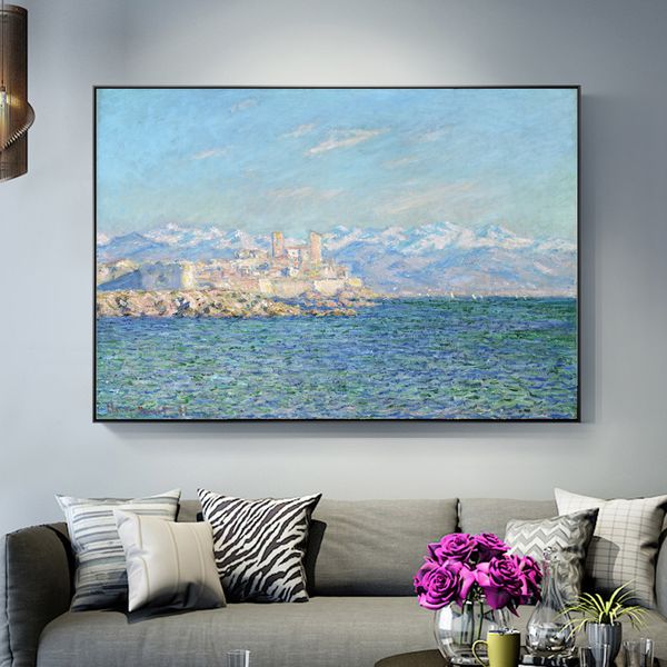 

antibes послеобеденный эффект клода моне картины маслом на холсте репродукции wall art pictures для гостиной украшение