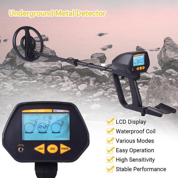 

metal detectors disc & all dual modes lcd gold digger treasure seeker finder with backlight underground detector for kids1