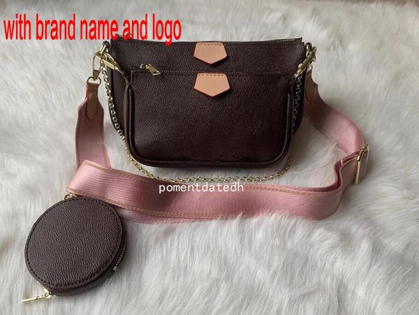 

bags handbag women messenger shoulder chain bag good quality leather purses ladies bag 3 unids/set o7+h2 qynf