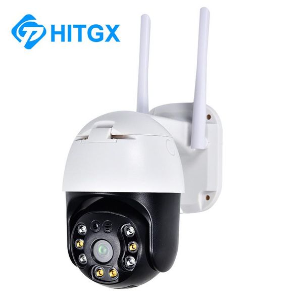 

wireless smart network surveillance camera outdoor waterproof 1080p h.265x remote wifi onvif day and night full color camera