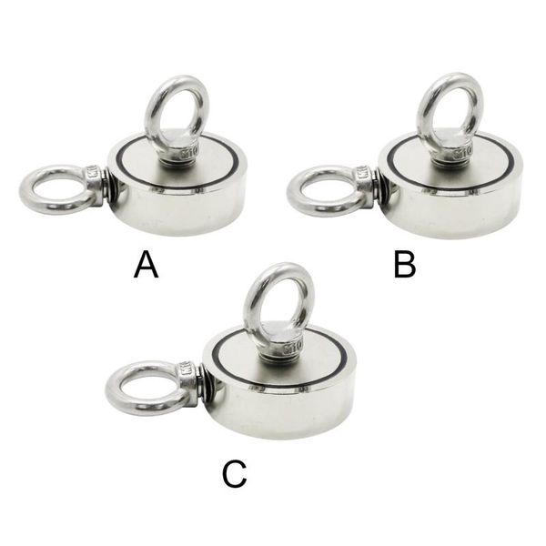 

1pc round neodymium magnet for fishing underwater hunting retrieving salvage
