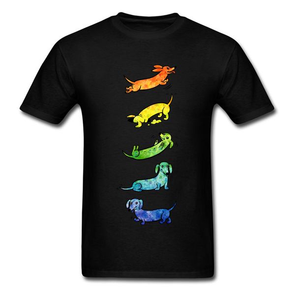 

funny watercolor dachshunds t shirt tee short sleeve black fashion father's day custom shirt cartoon dog sport hooded sweatshirt hoodie
