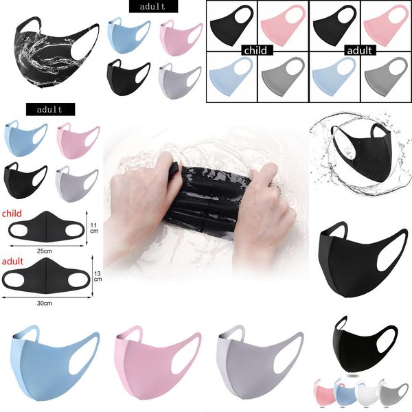 

factorycydmpm2.5 mouth mask anti dust face cover respirator dustproof anti-bacterial washable reusable ice silk cotton ma