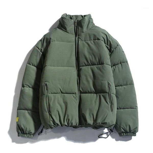 

2020 winter coat men's warm parkas streetwear cotton coats slim fit male jackets solid windproof padded coat mens clothing 4xl1, Black