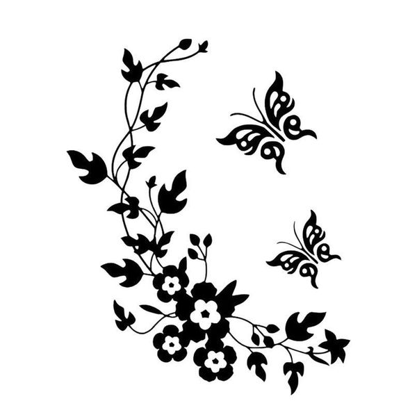 

3d butterfly flowers wall sticker for kids room bedroom living room fridge stickers home decor diy 3d butterfly wall jllqtu