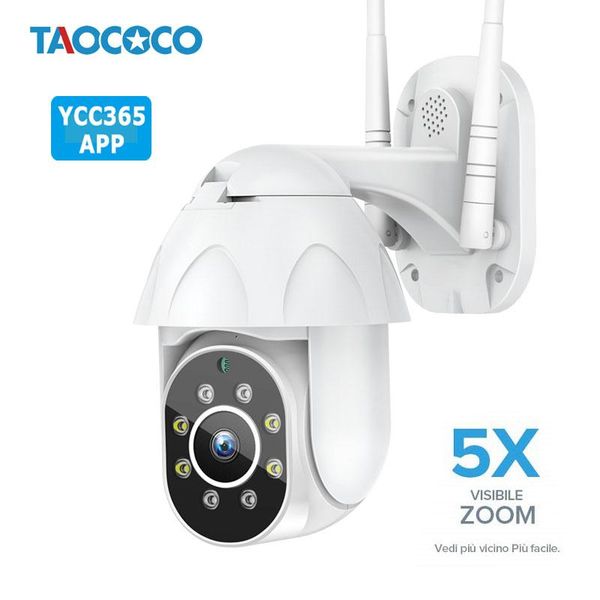 

cameras ycc365 2.0mp auto tracking outdoor ip camera wifi 1080p hd speed dome waterproof security wireless cctv