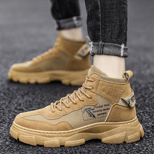 

fashion in autumn winter 2020 casual shoes, mid mouth round head new martin boots and tooling shoes