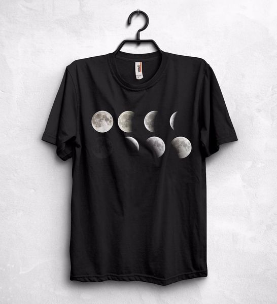 

sport new tee shirt various lunar phases moon t shirt science geek nerd gift astronomy space summer t-shirt
