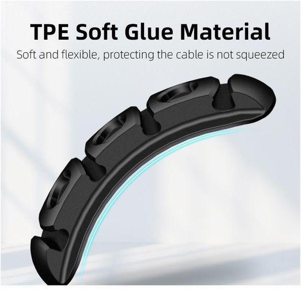 

cable organizer and magnetic cable plug box headphone earphone charger cord protector desk winder clip cable ma qylxid