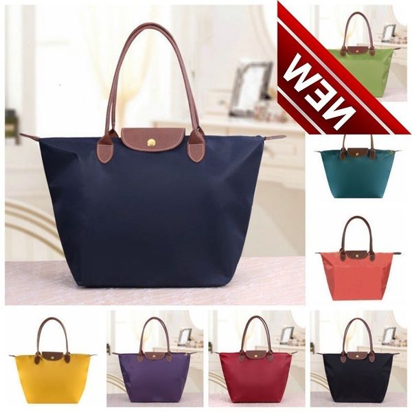 

2022 womens tote shoulder fashion mommy shopper handbag oxford cloth beach folding storage bags for women female