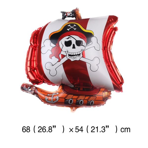 

amawill halloween decoration background tapestry orange balloon chain birthday decor pirate skull ballon stent supplies kids toy qyllla